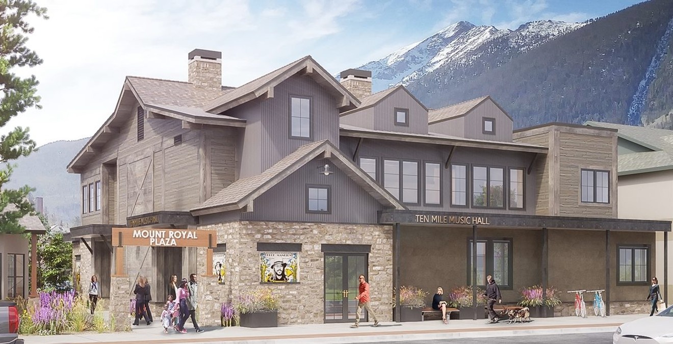 A rendering of 10 Mile Music Hall, which will open in Frisco in October.
