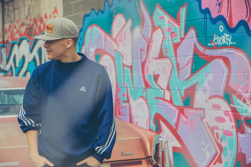 Image: Ian Flaws on the street.