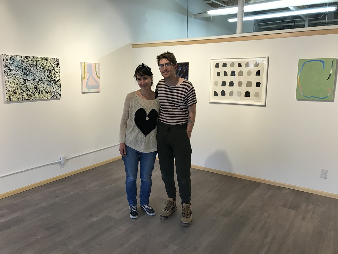 Aaron Mulligan and Lucía Rodríguez operate Juicebox Gallery in RiNo.
