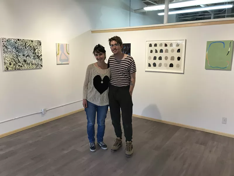Image: Aaron Mulligan and Lucía Rodríguez operate Juicebox Gallery in RiNo.
