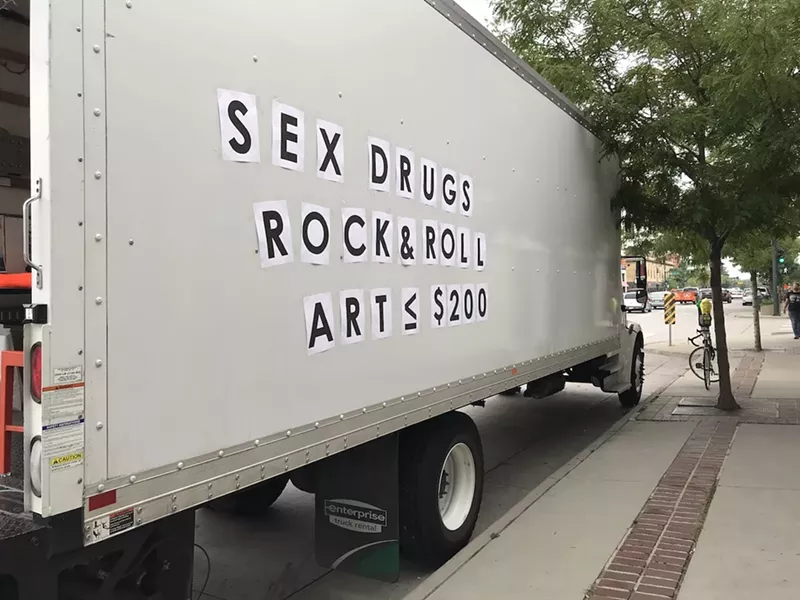 Image: Find affordable art on Hey Hue's Sex Drugs Rock & Roll Truck Gallery.