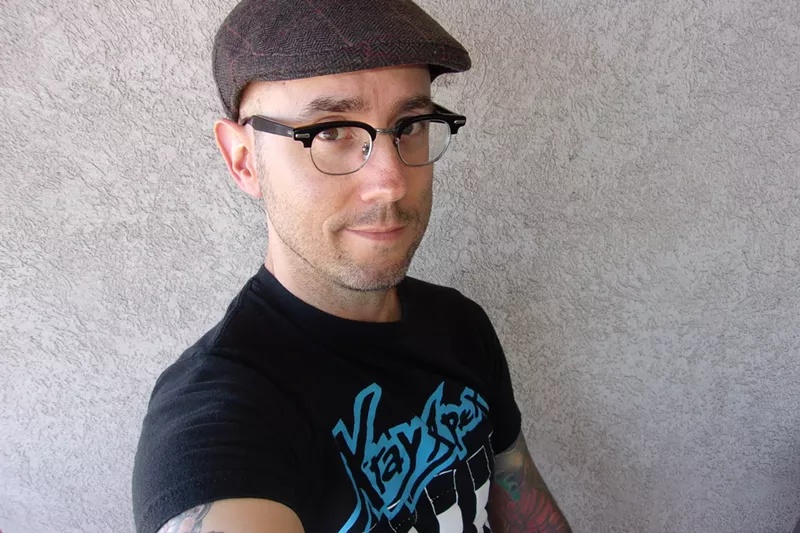 Image: A selfie of the artist as a not-so-young man.