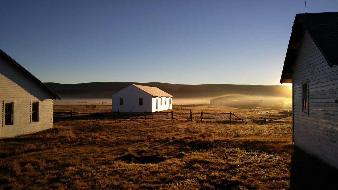 Buffalo Peaks Ranch at dawn.