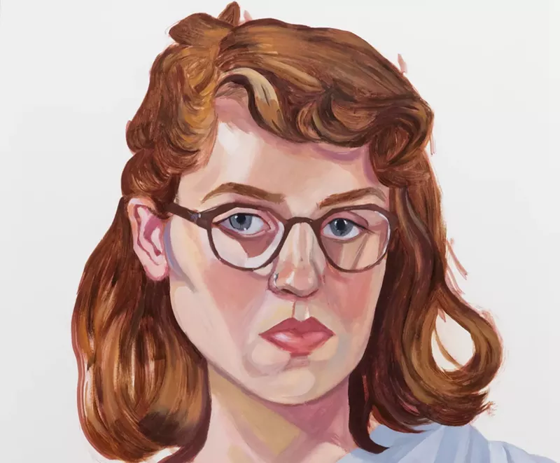 Image: Sierra Montoya Barela, “Self-portrait,” oil on panel.