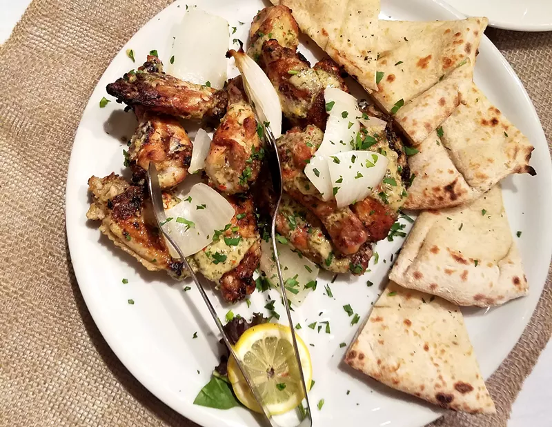 Image: A large order of Racca's limoncello wings.