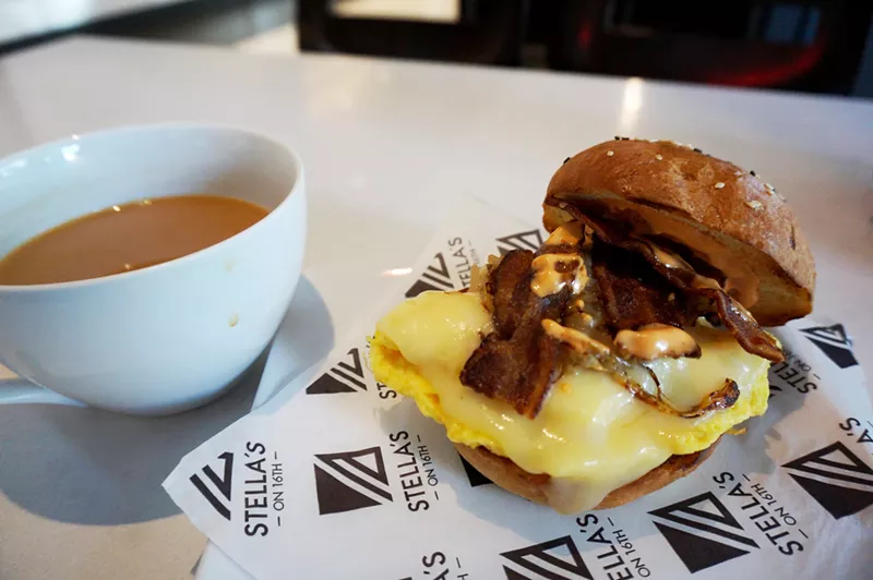 Image: Stella's on 16th is good start to a busy downtown morning.