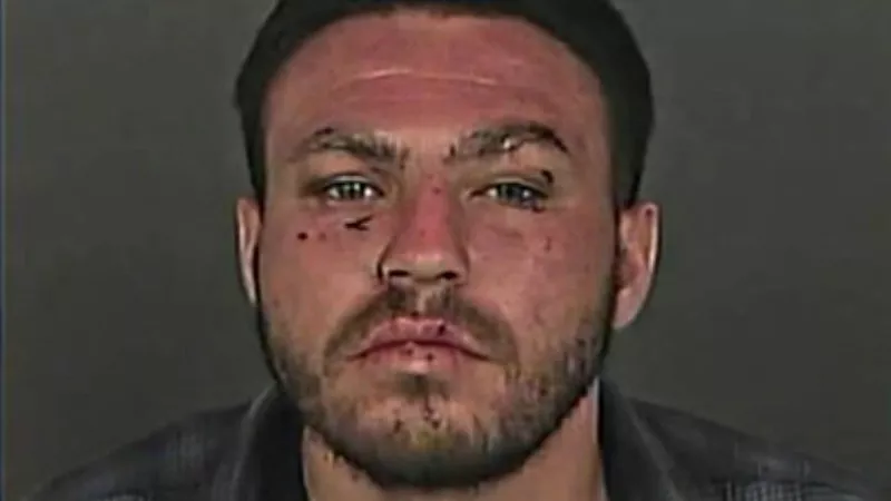 Image: Donald Lucero's booking photo.