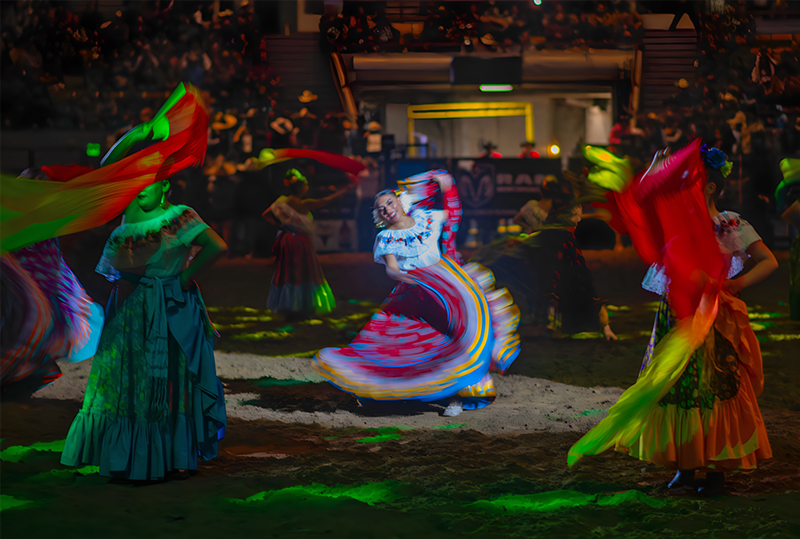 Image: mexican folklore dancers