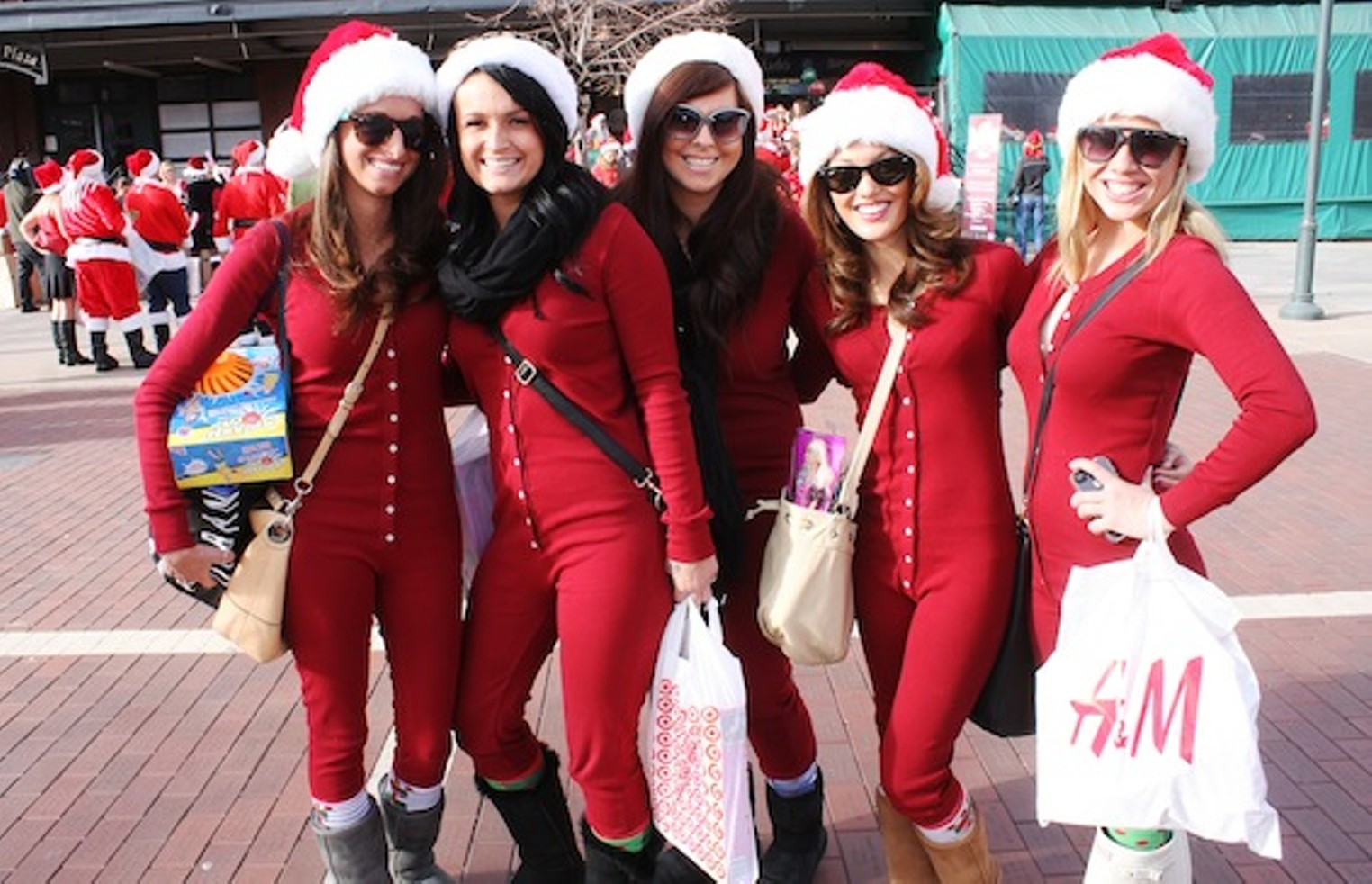 Santa on sale crawl outfits