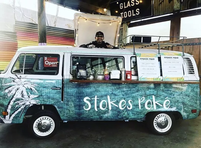 Image: Alejandro Flores-Muñoz is the co-owner of Stokes Poké, and he'll soon have a business license in his own name.