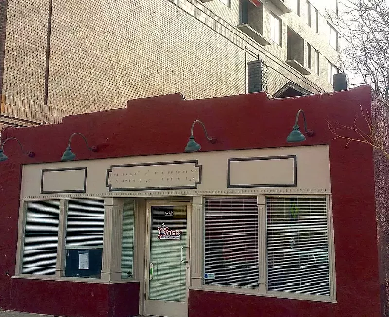 Image: The Humanity storefront on Welton Street.