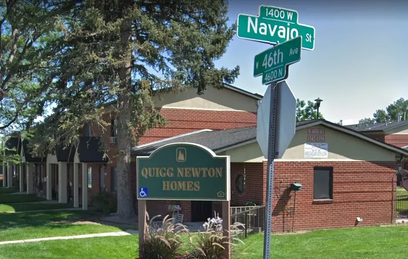 Image: The James Quigg Newton homes near 46th and Navajo are among the oldest affordable-housing complexes in the Denver system, dating back to 1952.