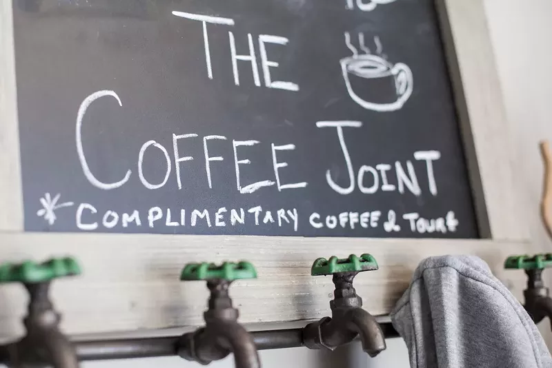Image: The Coffee Joint opened for cannabis consumption in mid-March.