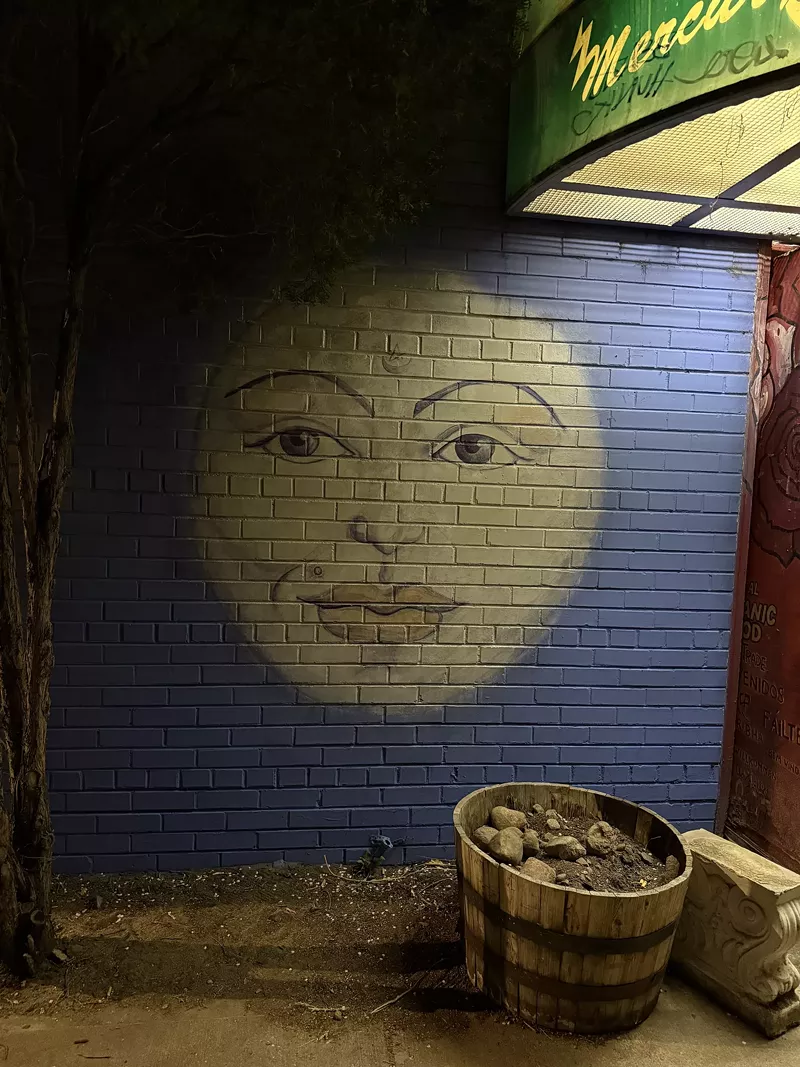 Image: A moon mural