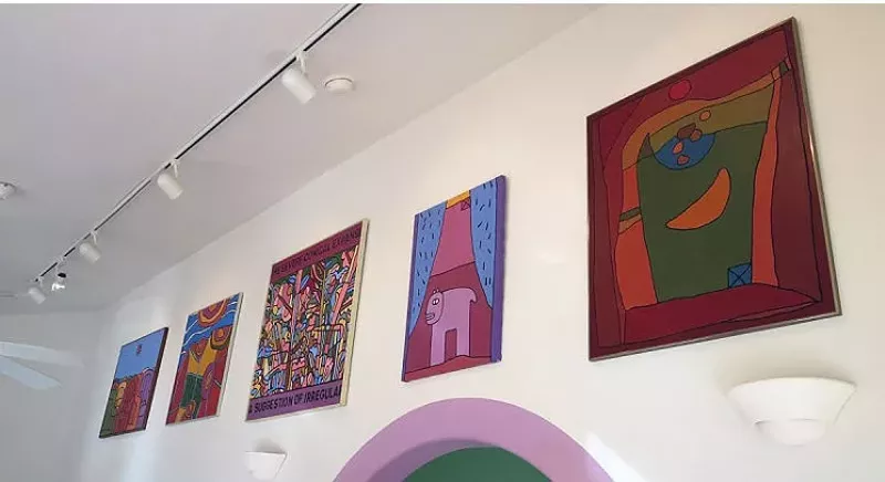 Image: A wall dedicated to work by Chaesdegango.