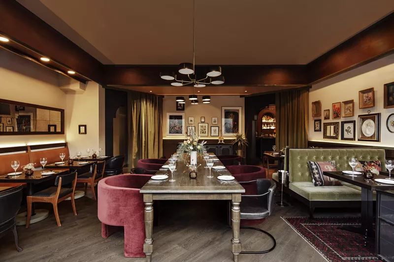 Image: The dining room at Wildflower is currently closed, but the kitchen is open.