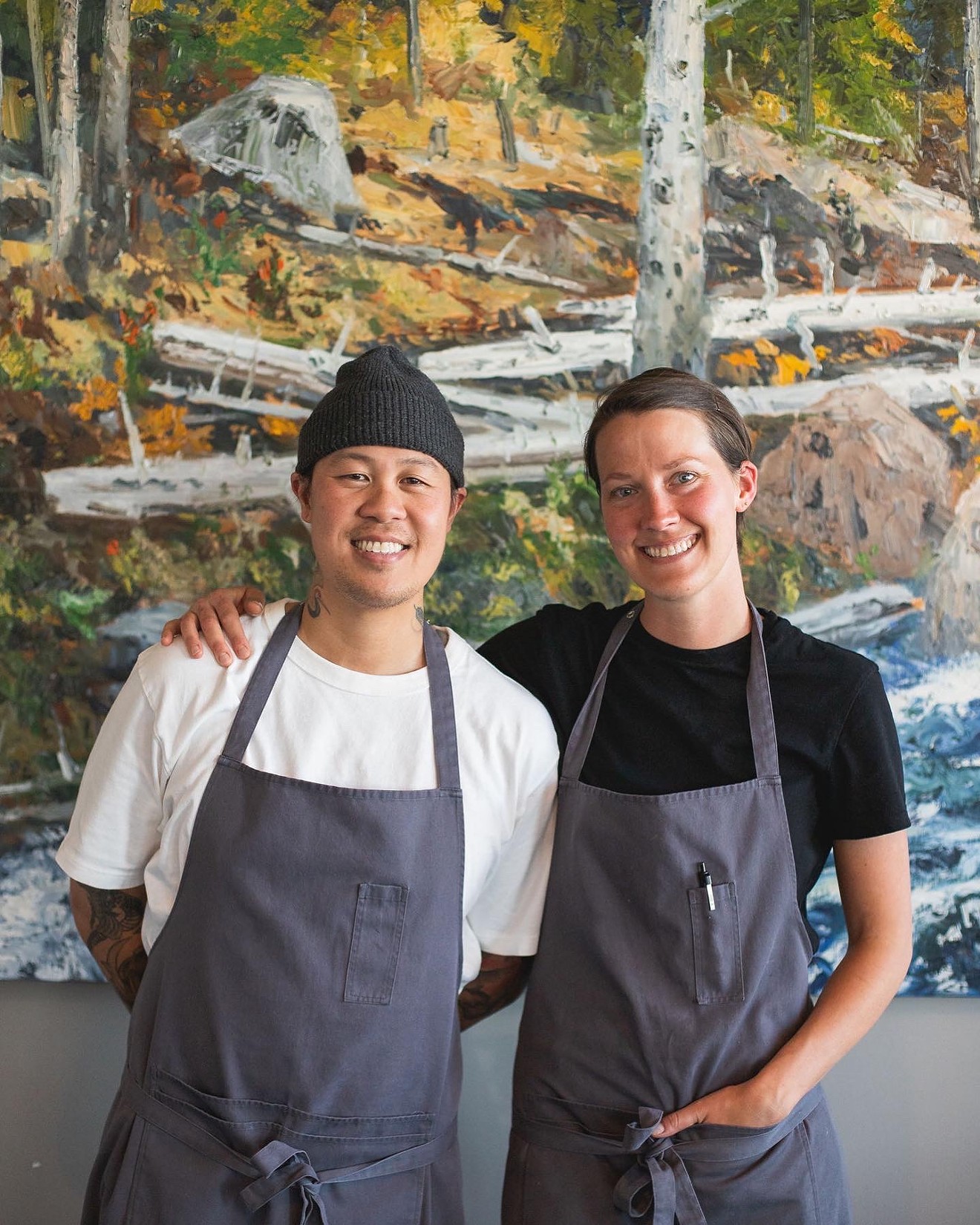 Anthony (left) and Anna Nguyen are planning to open their Vietnamese restaurant this year.
