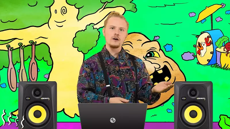 Image: Tyler Manning, creative director of the Boredomfighters Foundation.