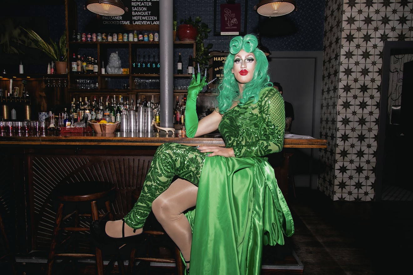 Talia Tucker L'Whor is a character-based drag artist from Denver.