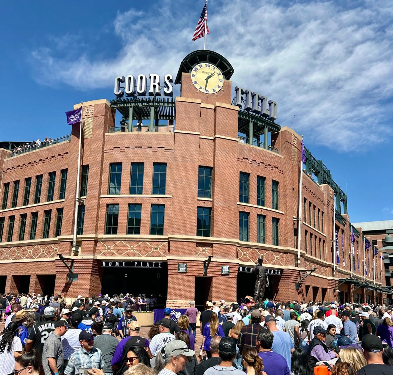 The Colorado Rockies took on the Tampa Bay Rays for Opening Day at Coors Field this year.