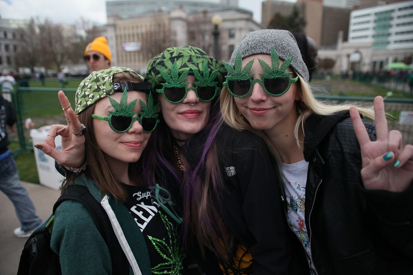 Rule #4/20: Don't wear stupid weed sunglasses.