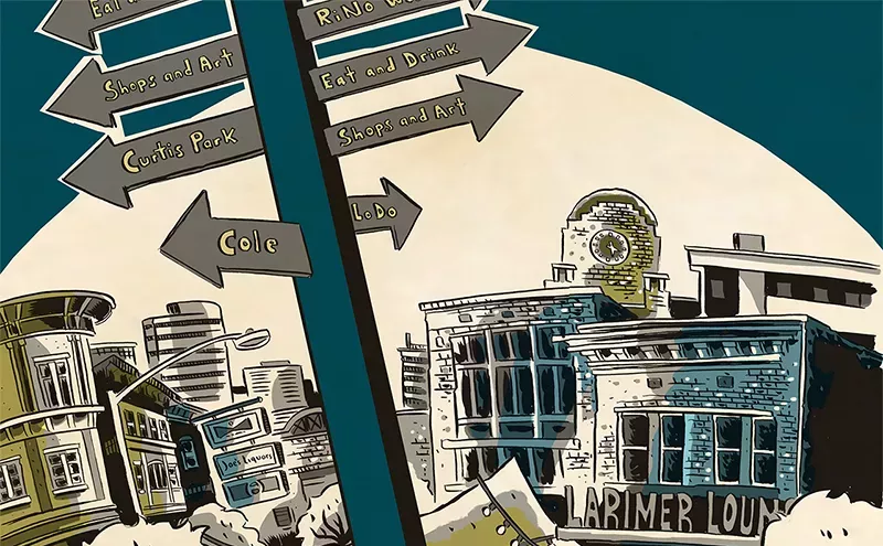 Image: A Walk Down Larimer Street: History Happened Here