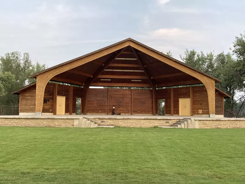 Image: The Lions Park Amphitheater in Cheyenne, Wyoming.