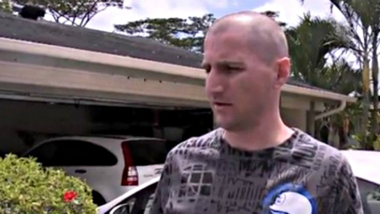 Cory Reeves as seen in a 2015 news report during the period when he was stationed in Hawaii.