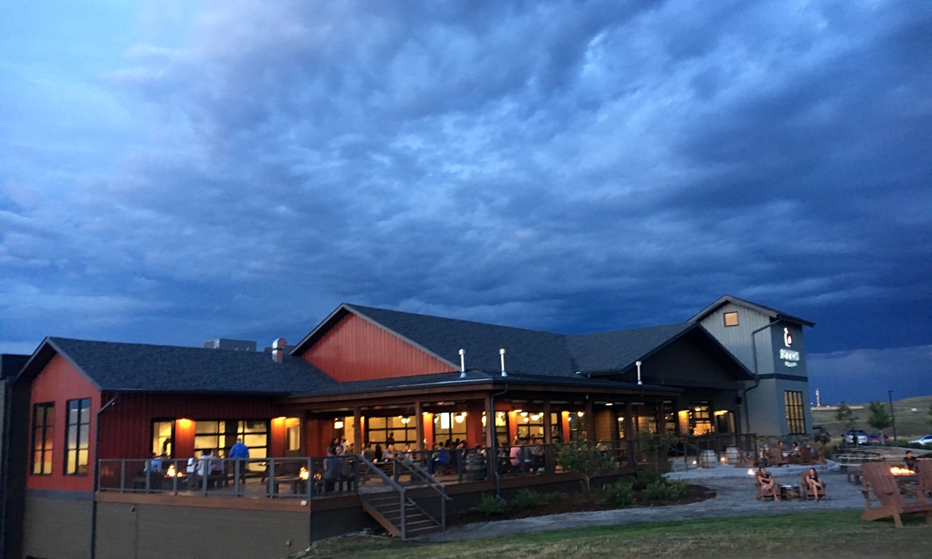 Summer nights are perfect for cider and food at Acreage.