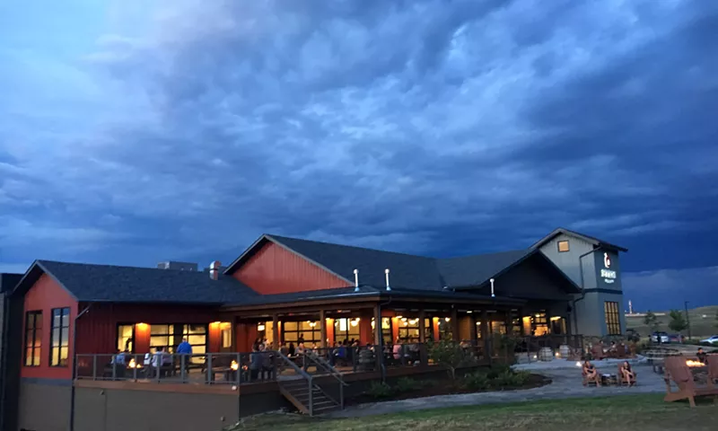 Image: Summer nights are perfect for cider and food at Acreage.