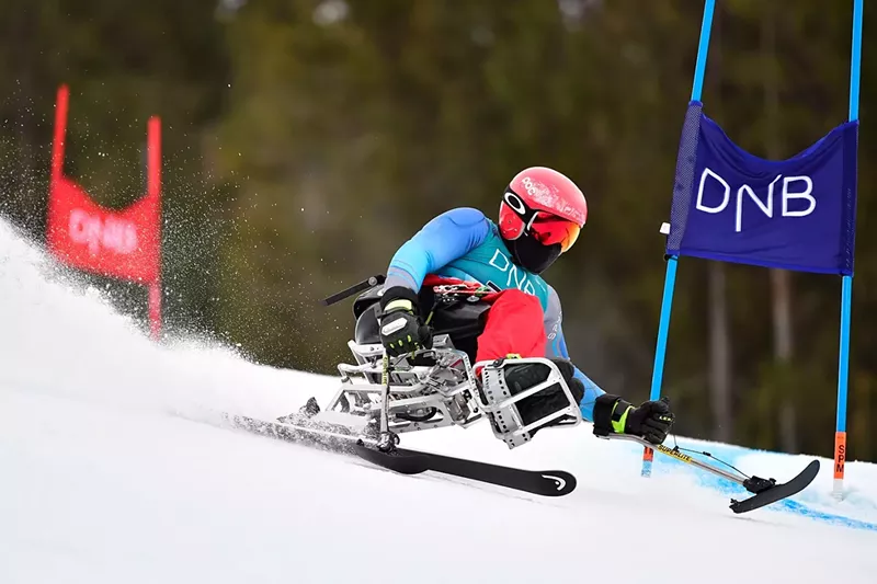 Image: Adaptive skiing is a "freeing experience" for people with disabilities, according to mark Urich.