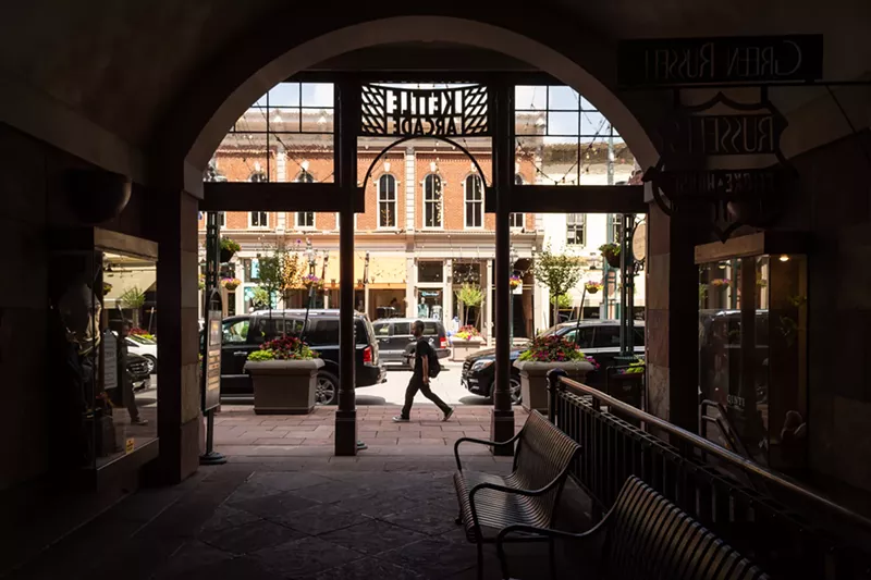 Image: Larimer Square was Denver's first designated historic district. Some preservationists are worried that Amendment 74 could prevent new historic districts from being created.