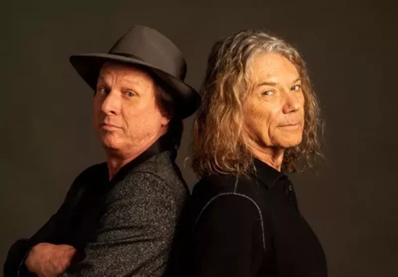 Image: Adrian Belew and Jerry Harrison.