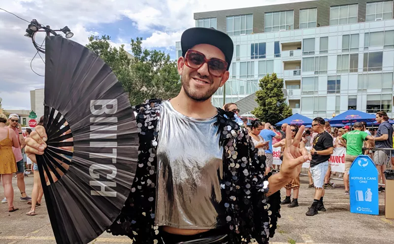 Image: Adrian Gonzalez Sparkles in Sequins at the Westword Music Showcase