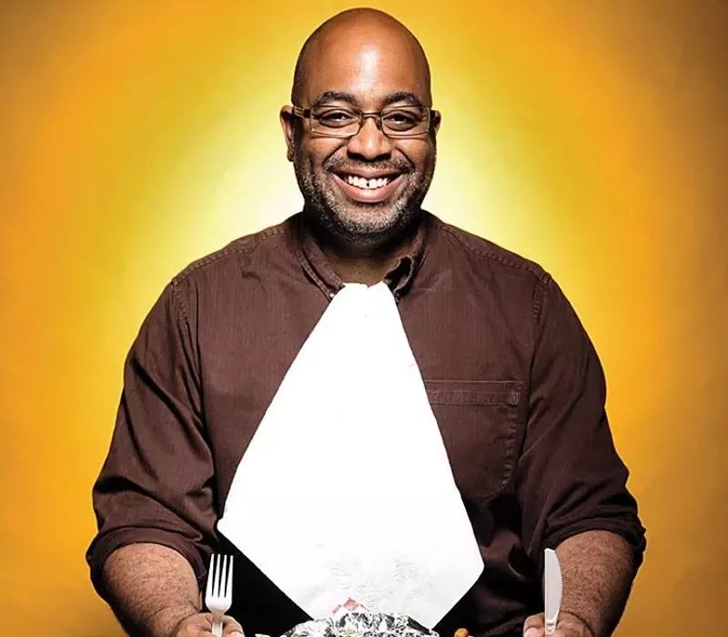 Image: Adrian Miller dishes out barbecue facts.