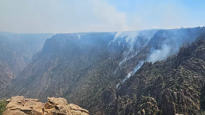 Black Canyon of the Gunnison fire
