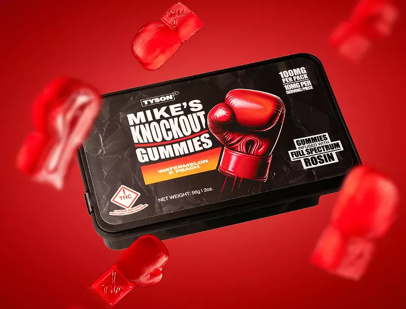 Image: Mike Tyson boxing glove edibles