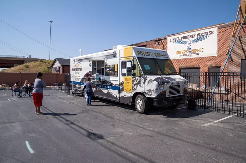 Image: The Roast Rider is there for Boyer's coffee customers until the rebuild is finished.