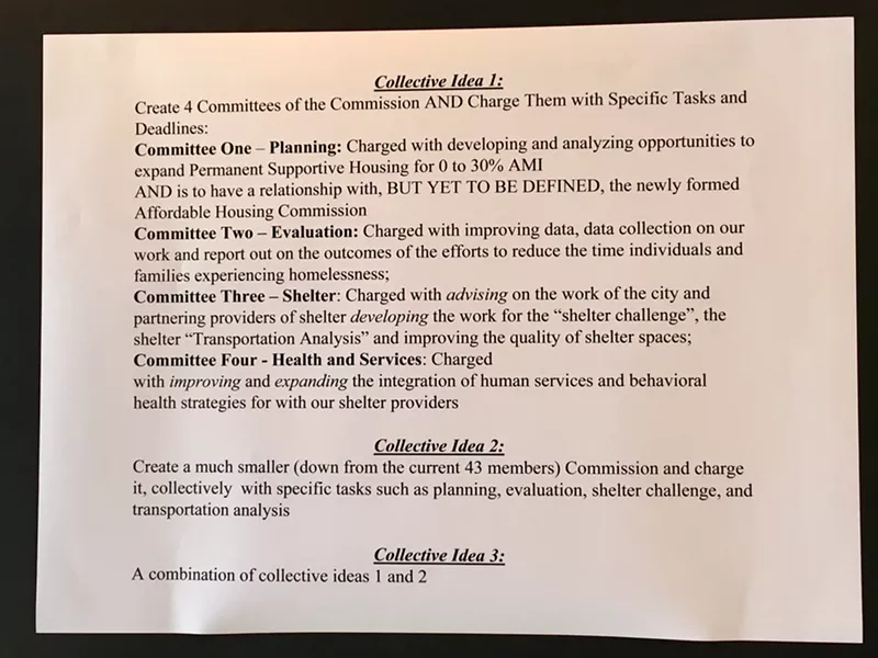 Image: Three proposals to restructure the commission.
