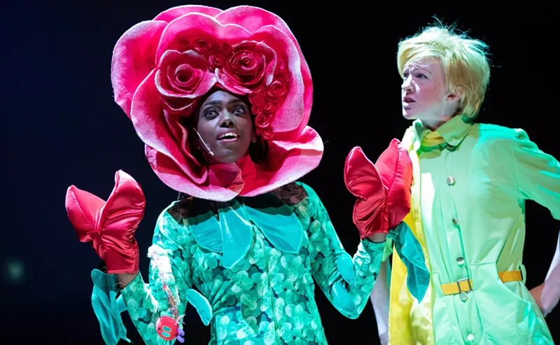 Image: Ilasiea Gray (left) in The Little Prince.