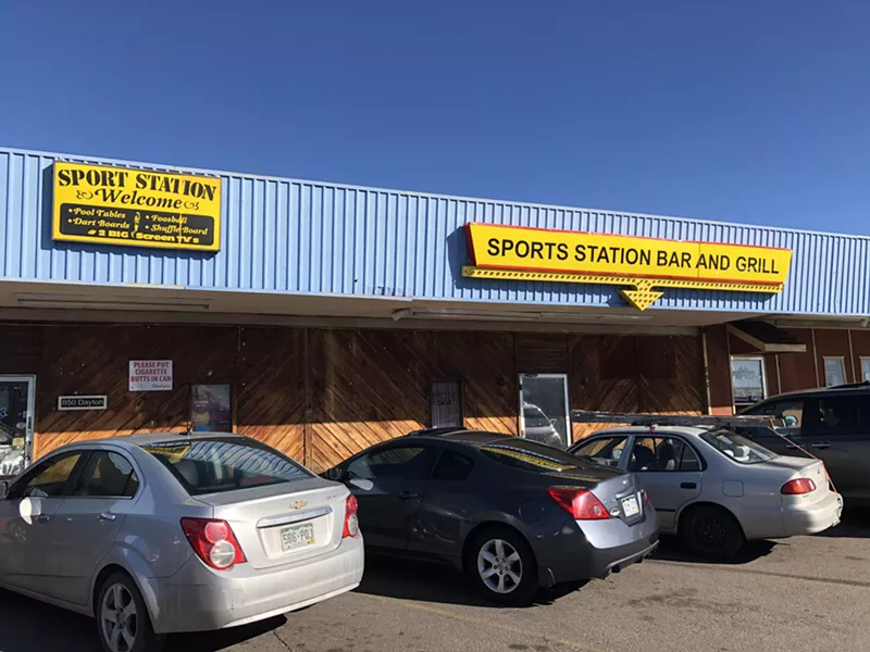 Image: The Sports Station Bar and Grill is a bit off the beaten track in Aurora, but neighbors love a good poker game there on Sundays.