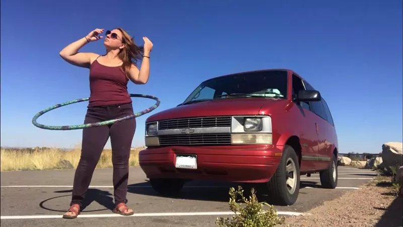 Image: Kayla Andersen explains the mysteries of van life.