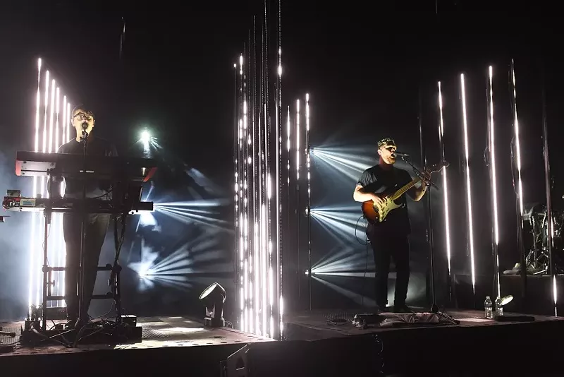 Image: Alt-J performed at Red Rocks on August 7, 2017.