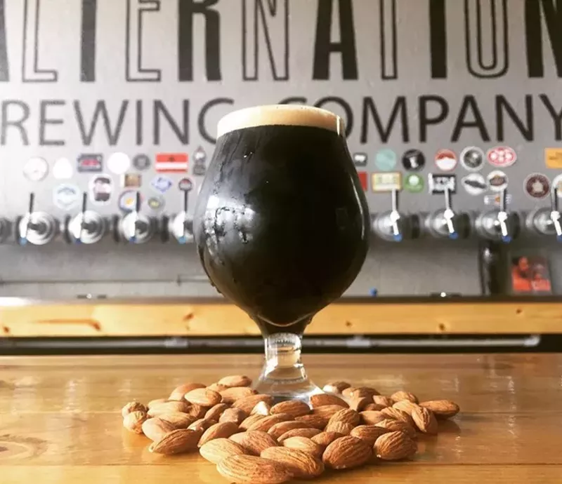 Image: Alternation started down the vegan beer path with almond-milk stouts.