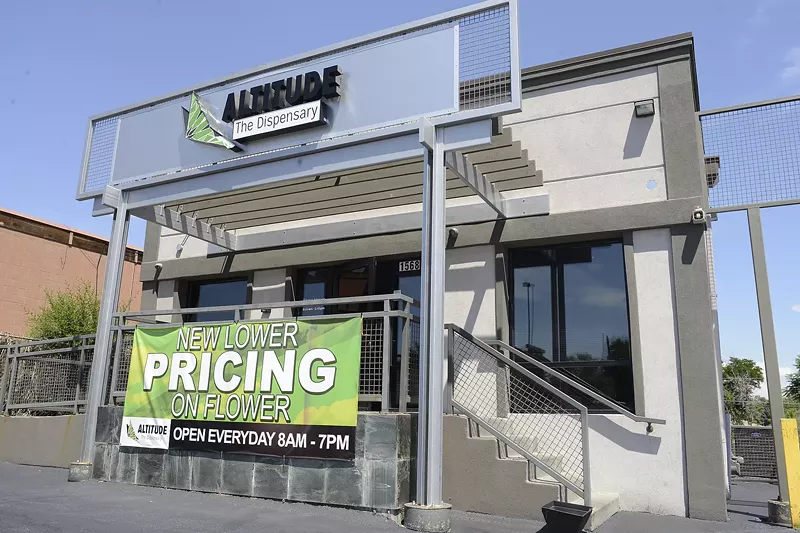 Image: The recall came from all three Altitude dispensaries in Denver and Aurora.