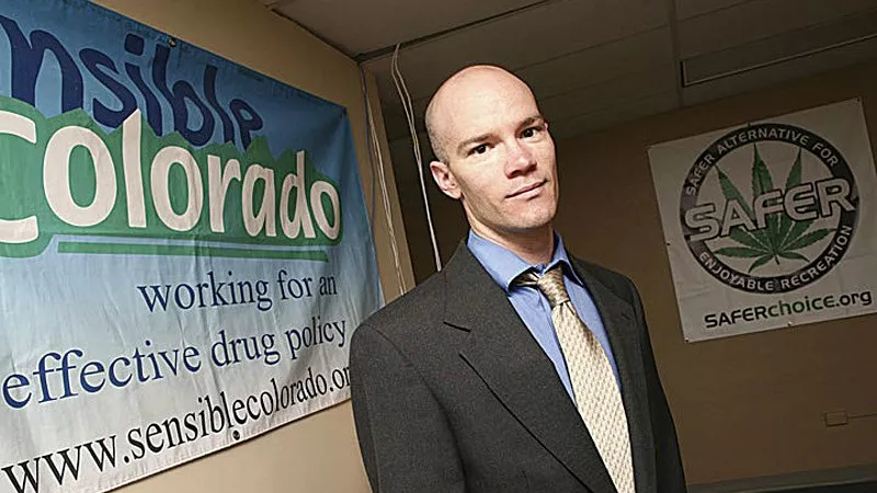 Image: Brian Vicente in 2012, the year Amendment 64 passed.