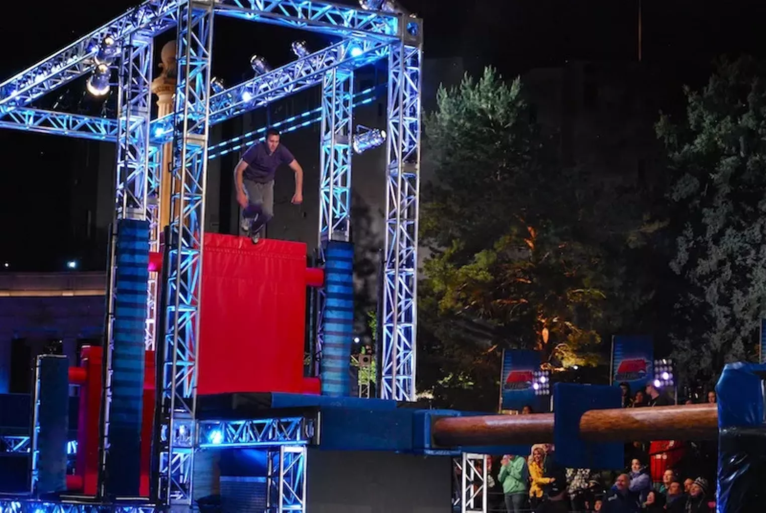 American Ninja Warrior tryouts in Civic Center Park Denver Denver