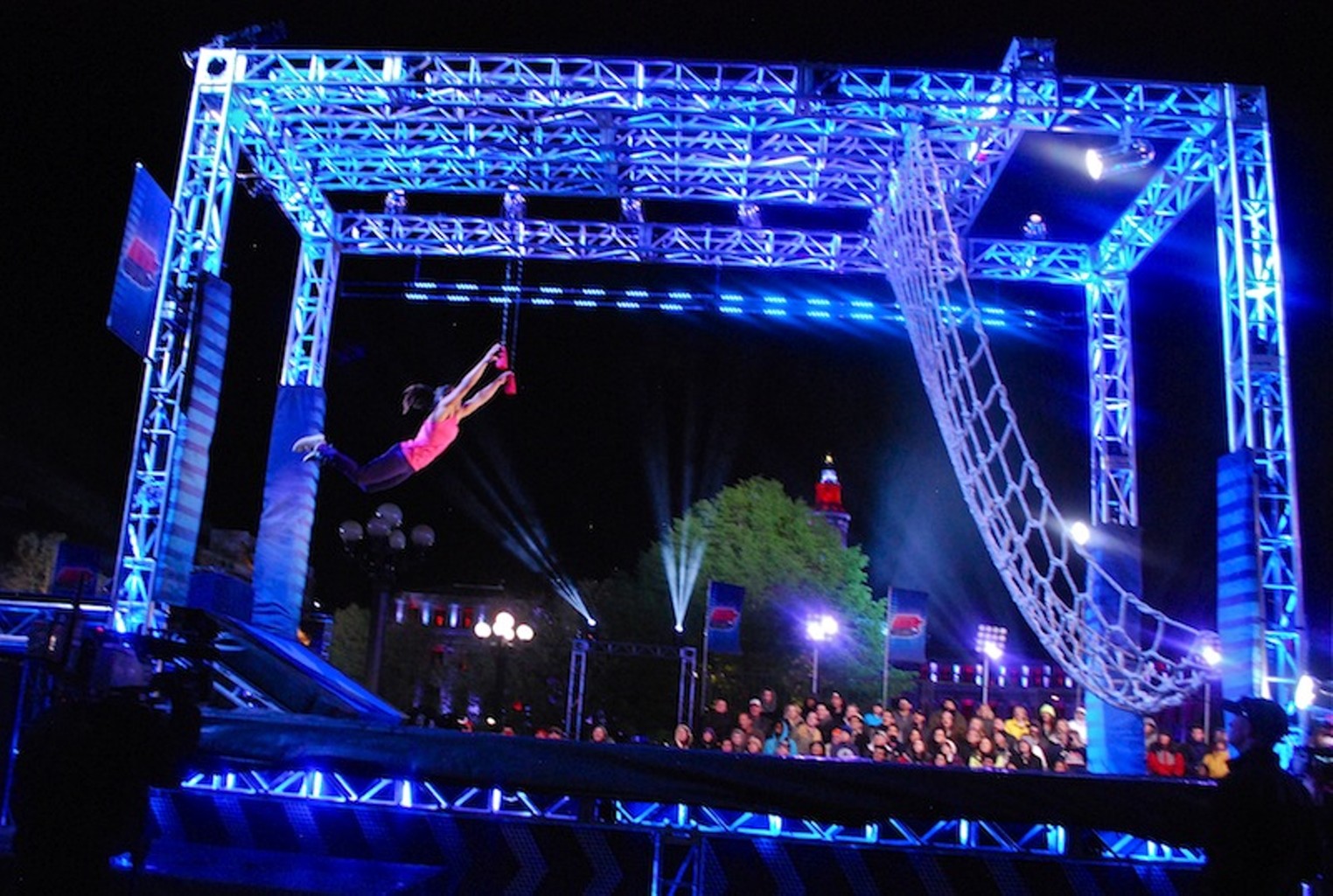 American Ninja Warrior tryouts in Civic Center Park Denver Denver