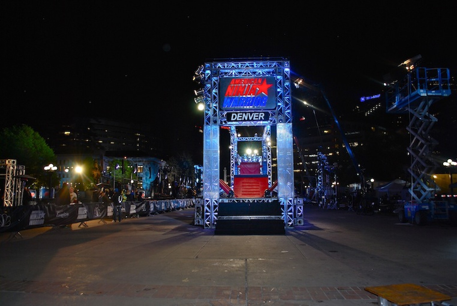 American Ninja Warrior tryouts in Civic Center Park Denver Denver