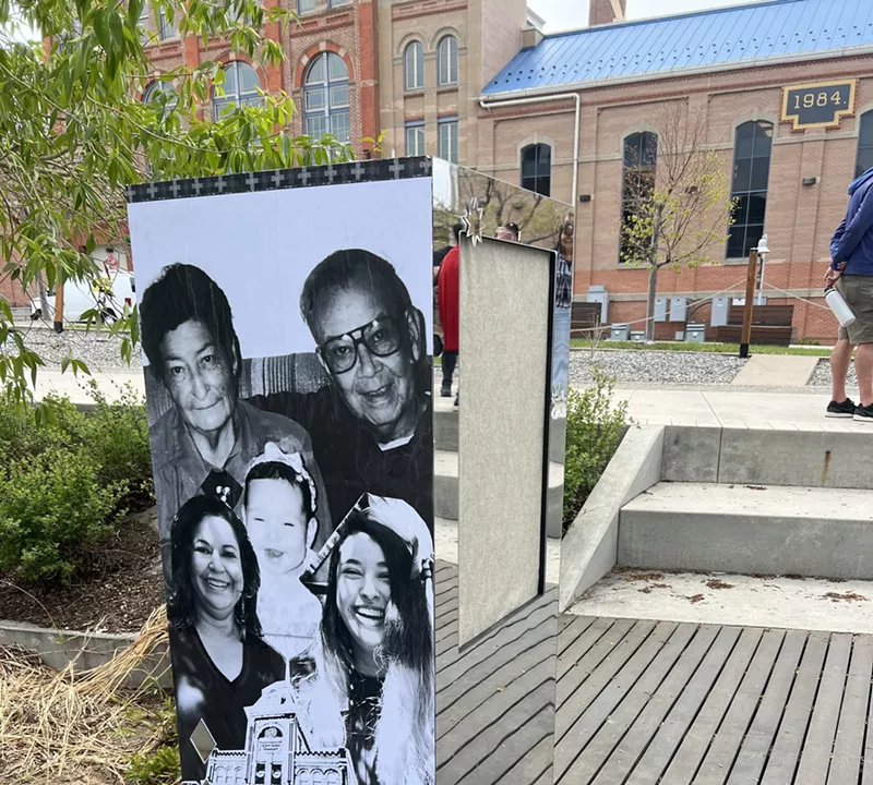 Image: A sign on the Auraria Campus.